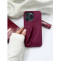 Бордовый чехол Rhode Lip Case Raspberry Jelly  для iPhone 15 Pro – элегантный аксессуар